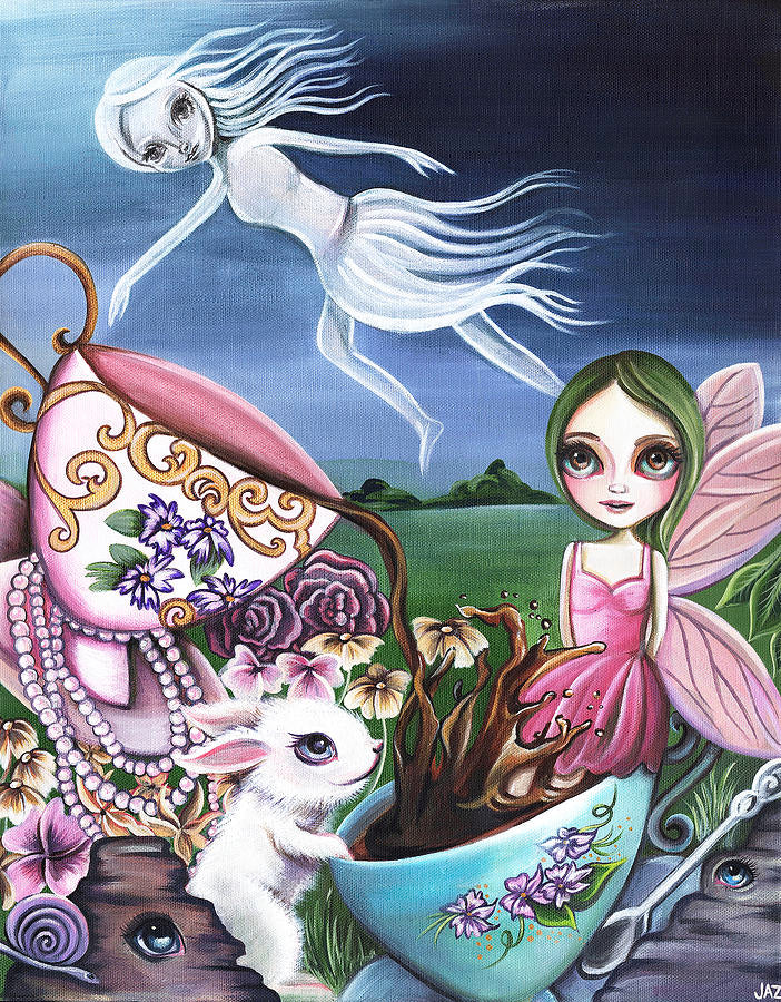 Big Eyes Doll Alice In Wonderland 40*50CM(Canvas)Full Round Drill Diamond Painting gbfke