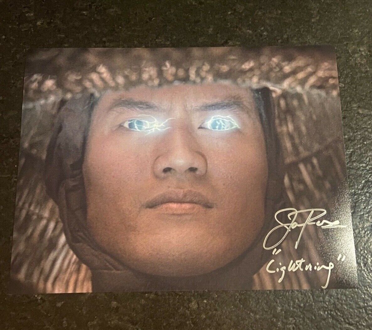 * JAMES PAX * signed 11x14 Photo Poster painting * BIG TROUBLE IN LITTLE CHINA * LIGHTNING * 3