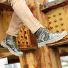 Cool Casual Round Toe Camouflage Shoes / Fashion Canvas Boots for Men