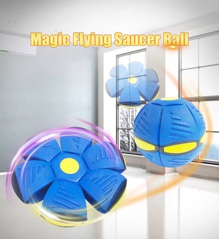 LED FLYING UFO FLAT THROW DISC 🛸