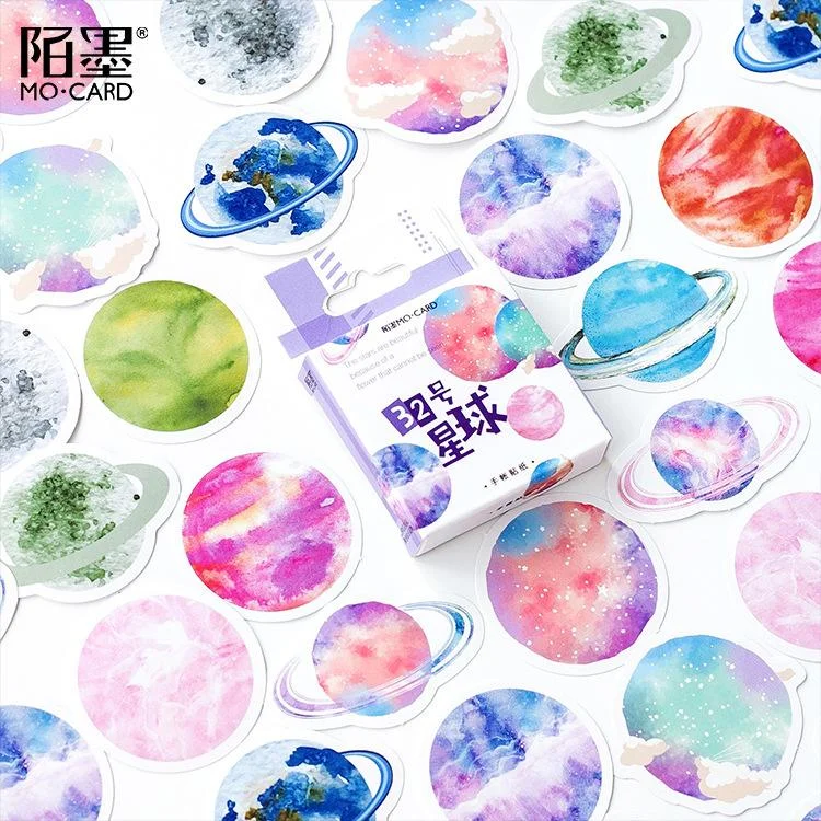 Colorful Planet Stickers