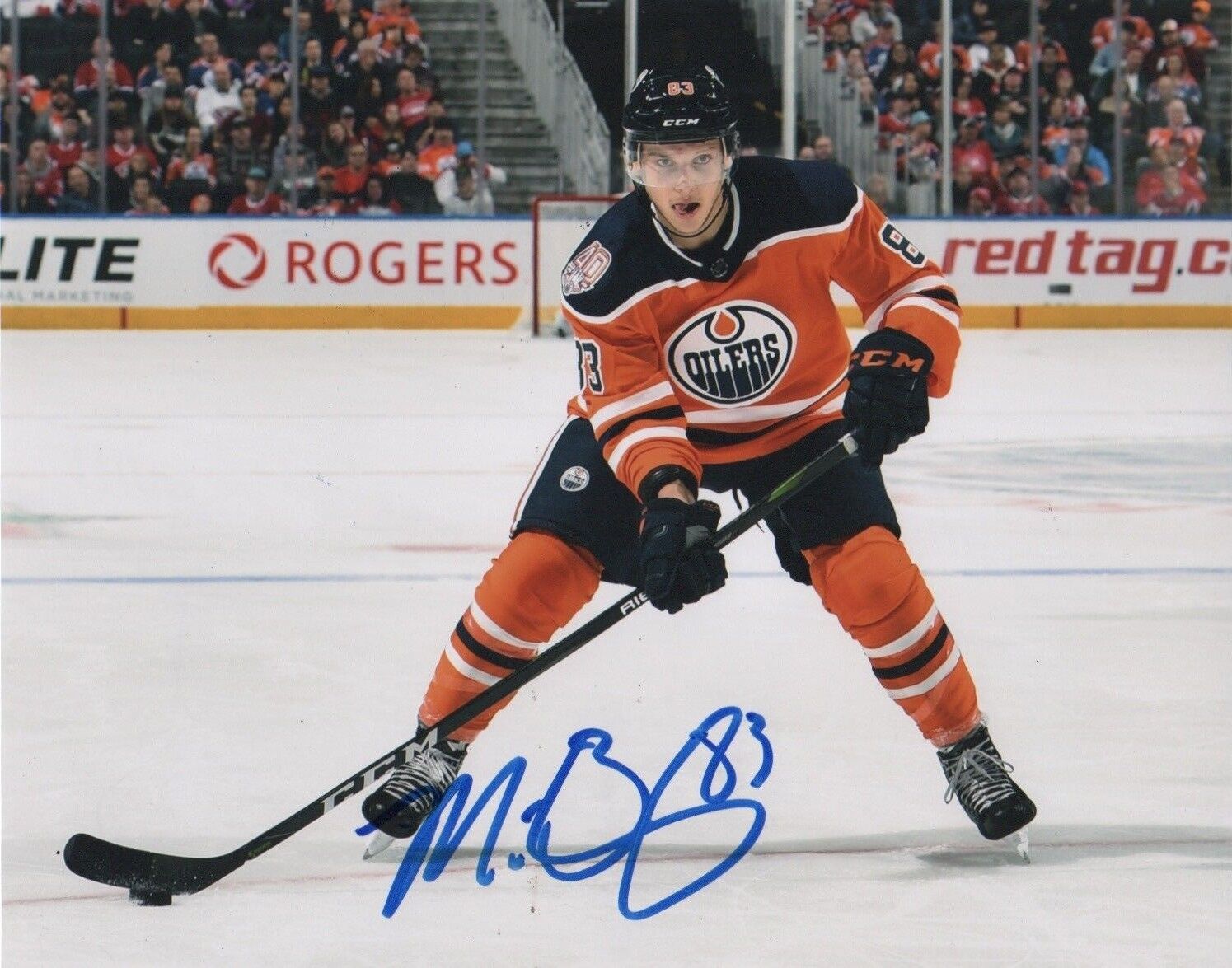 Edmonton Oilers Matthew Benning Autographed Signed 8x10 NHL Photo Poster painting COA #4