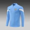 2022/2023 Manchester City Half-Pull Training Suit Blue Football Shirt 1:1 Thai Quality Set love fball