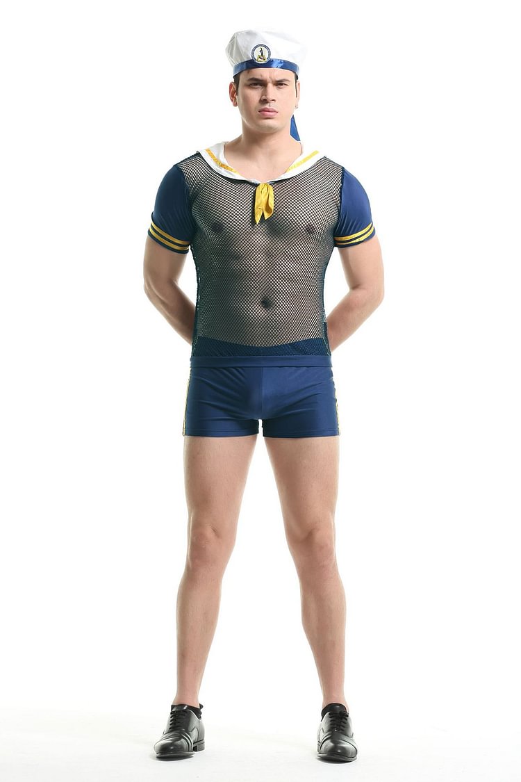 Halloween Cosplay Navy Clothes Men's Underwear 