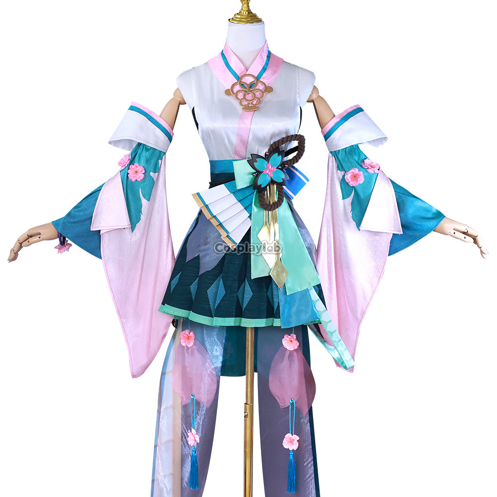 Onmyoji Hatsune Miku Cosplay Costume Outfit