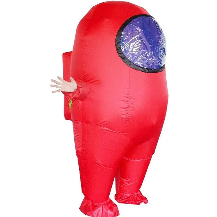 Among Us Funny Inflatable Jumpsuit Team Outfits Cosplay Costume Halloween Carnival Suit