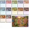 2027 New DIY Diamond Painting Gnome Wall Calendar Kit 12-Month Flip Calendar Design Home Decor