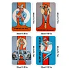 4pcs - Lady - Vintage Metal Signs(12*16Inch)-Pin-up-girls