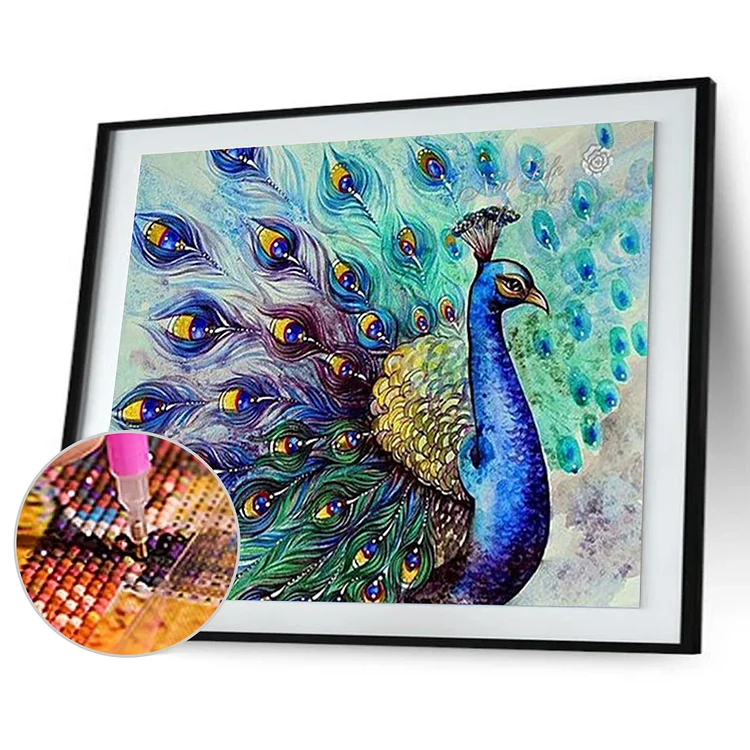 Peacock  Diamond  30*40cm