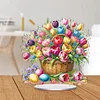 Tulips DIY Acrylic Desktop Diamond Art Kit Single-Sided for Home Decor