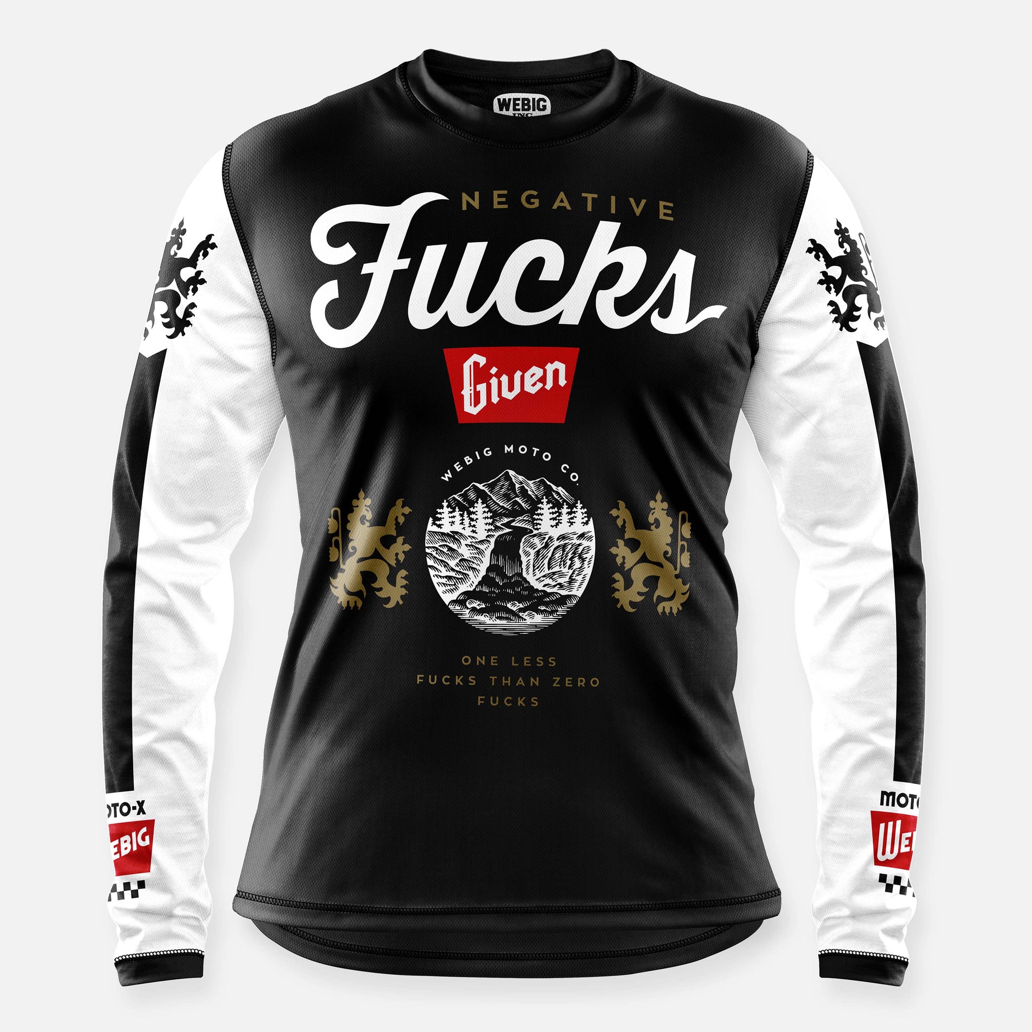 LESS THAN ZERO MOTO JERSEY BLACK / TECHWEAR CLUB / Techwear