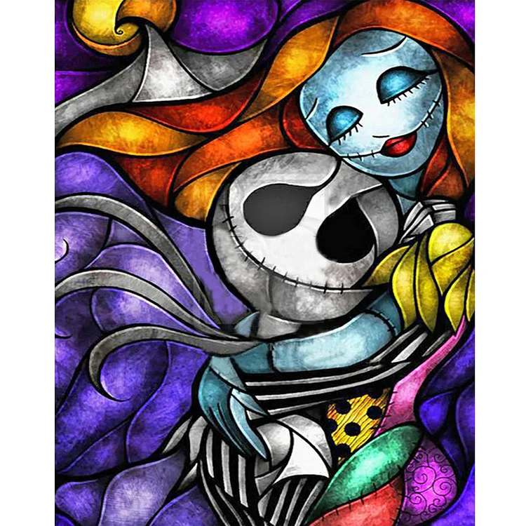 Colorful Jack Nightmare Before Christmas - 5D Diamond Paintings 