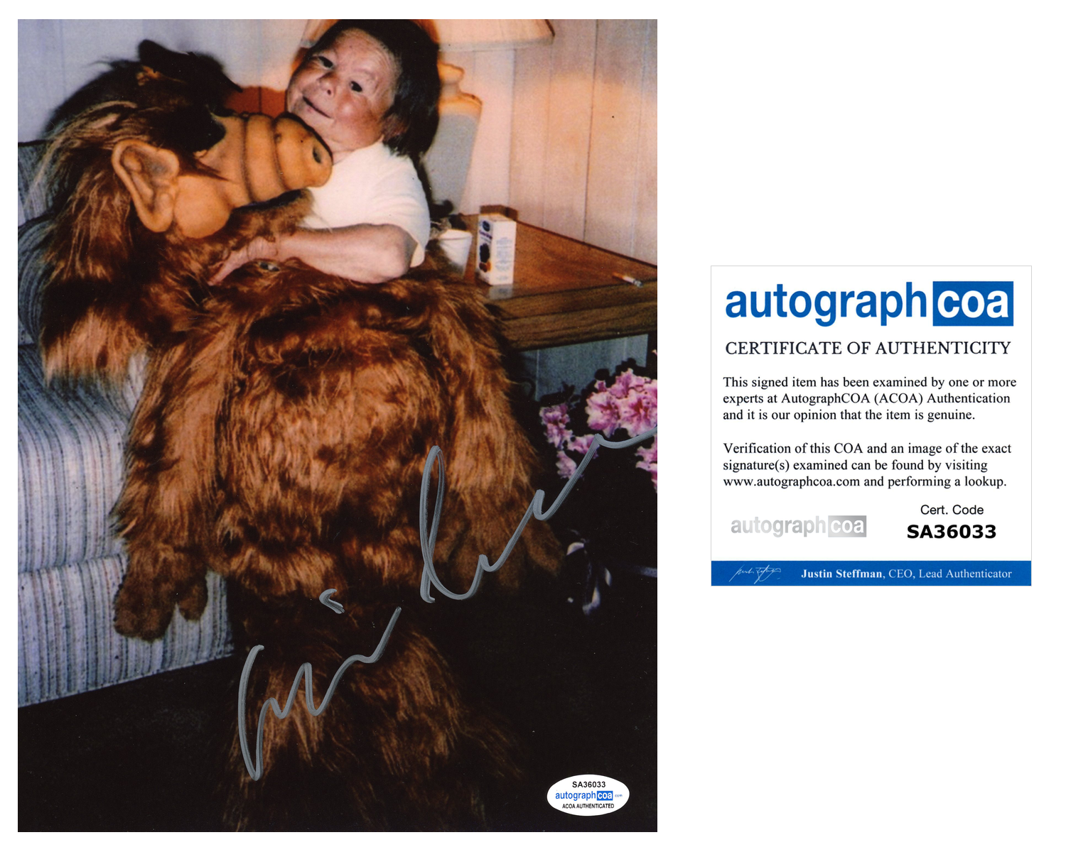 Michu Meszaros Signed Autograph 8x10 Photo Poster painting ALF Waxwork Actor ACOA COA