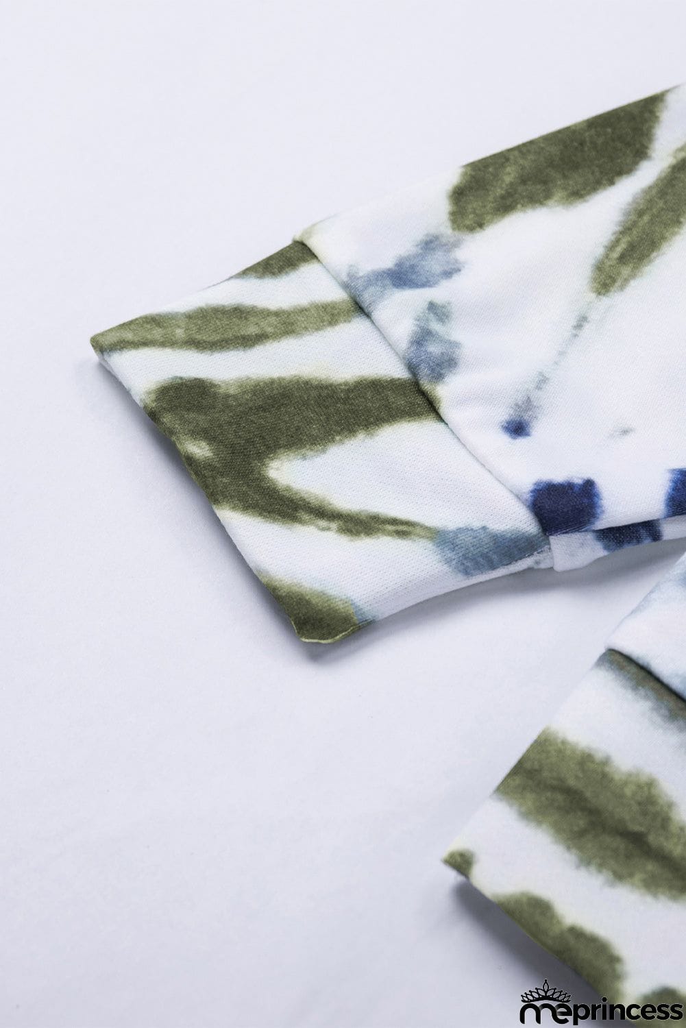Casual Tie-dye V Neck Pullover Sweatshirt