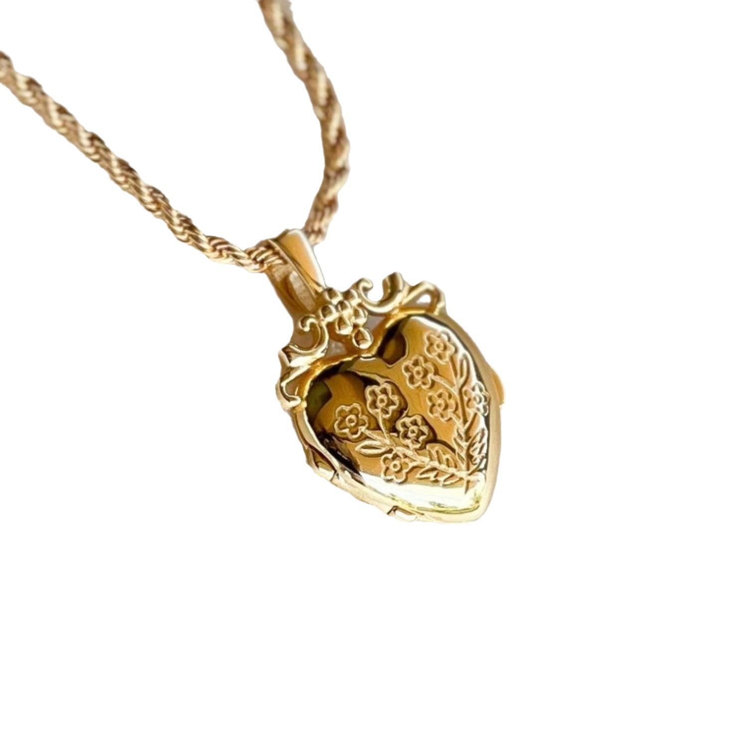 Women's Love Flower Album Pendant Necklace
