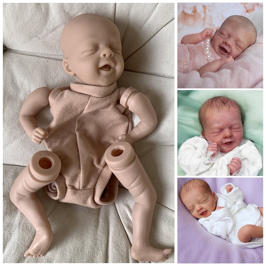 11 Inches Salia Close Eyes DIY Blank Unpainted Reborn Doll Kit