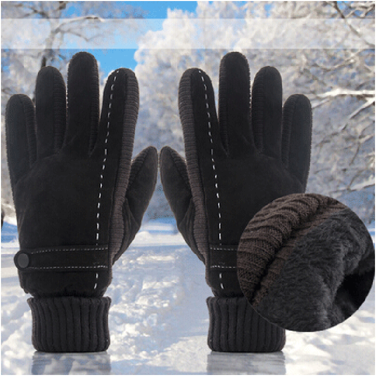 Men's Fleece-Lined Leisure Warm Gloves VangoghDress