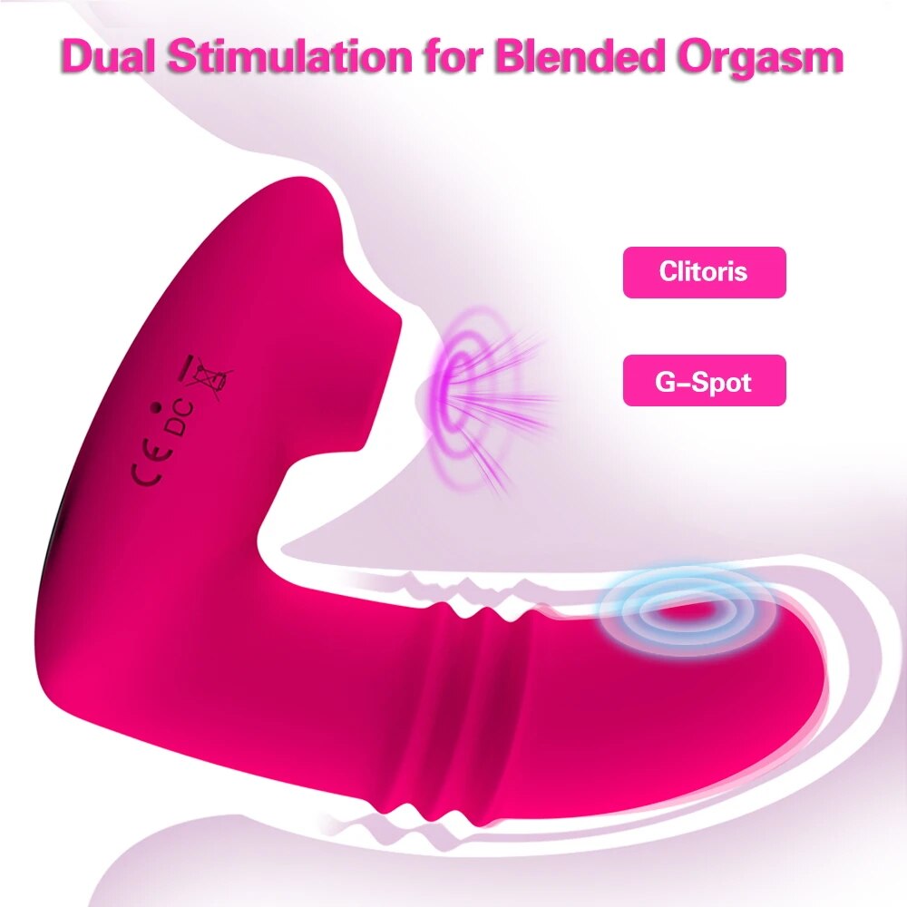 Remote Control Clitoral Sucking Vibrator for Women