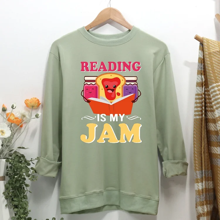 Reading Is My Jam Women Casual Sweatshirt