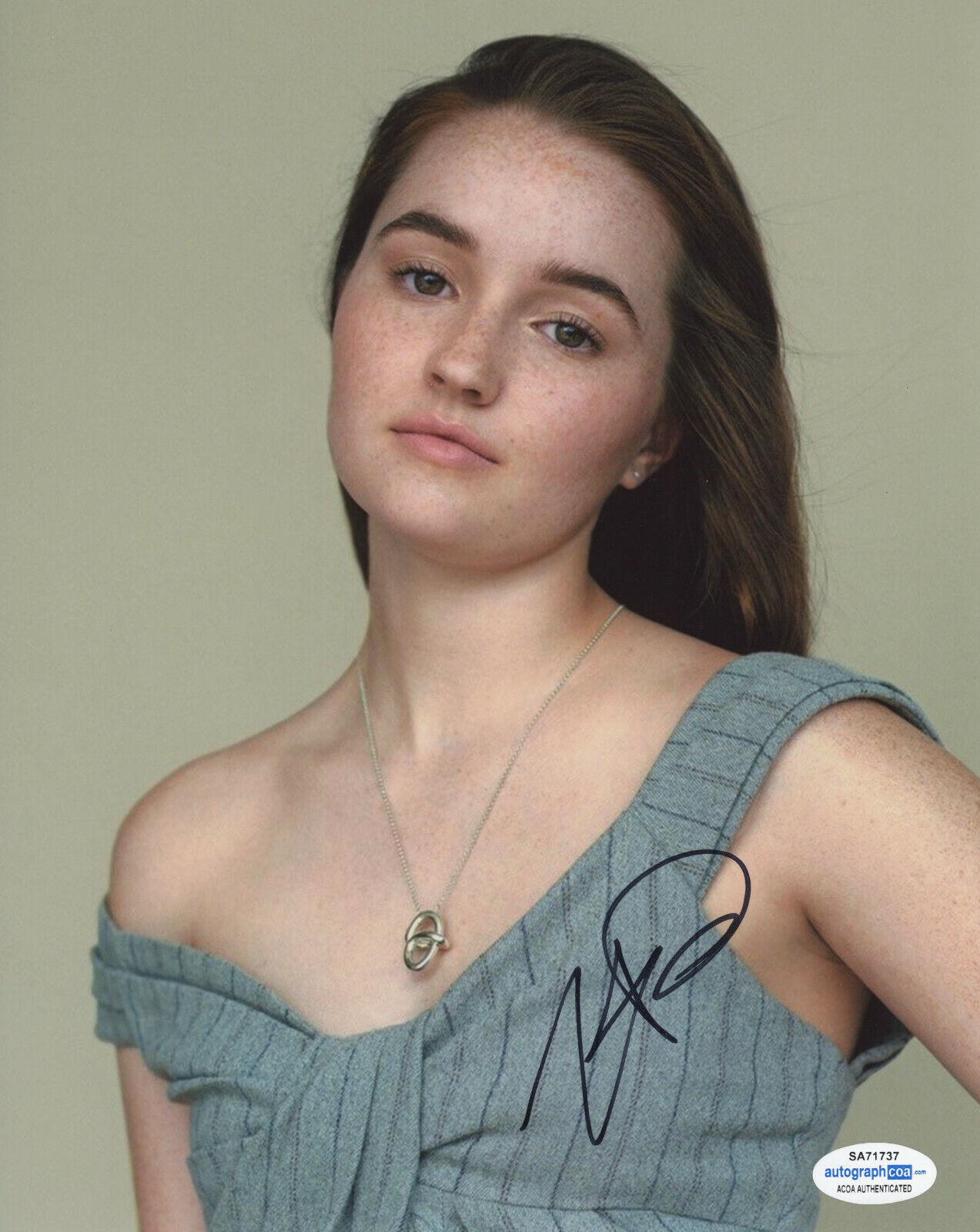 *SEXY* KAITLYN DEVER SIGNED 8x10 Photo Poster painting #2 LAST MAN STANDING BOOKSMART ACOA COA