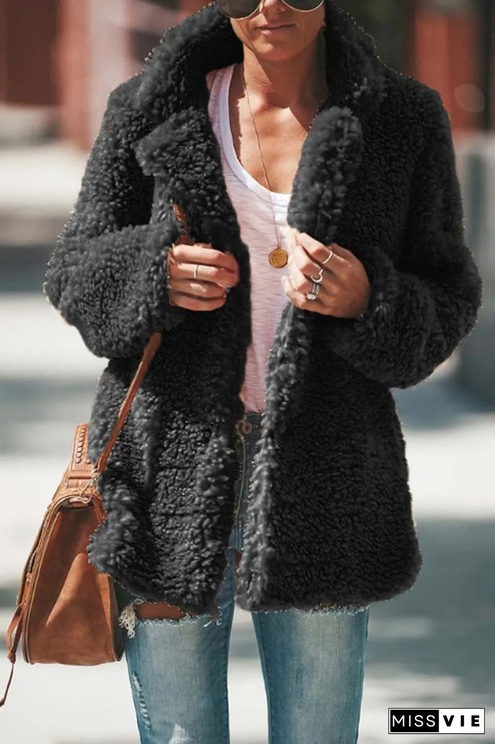 Winter Plush Coat Cardigan