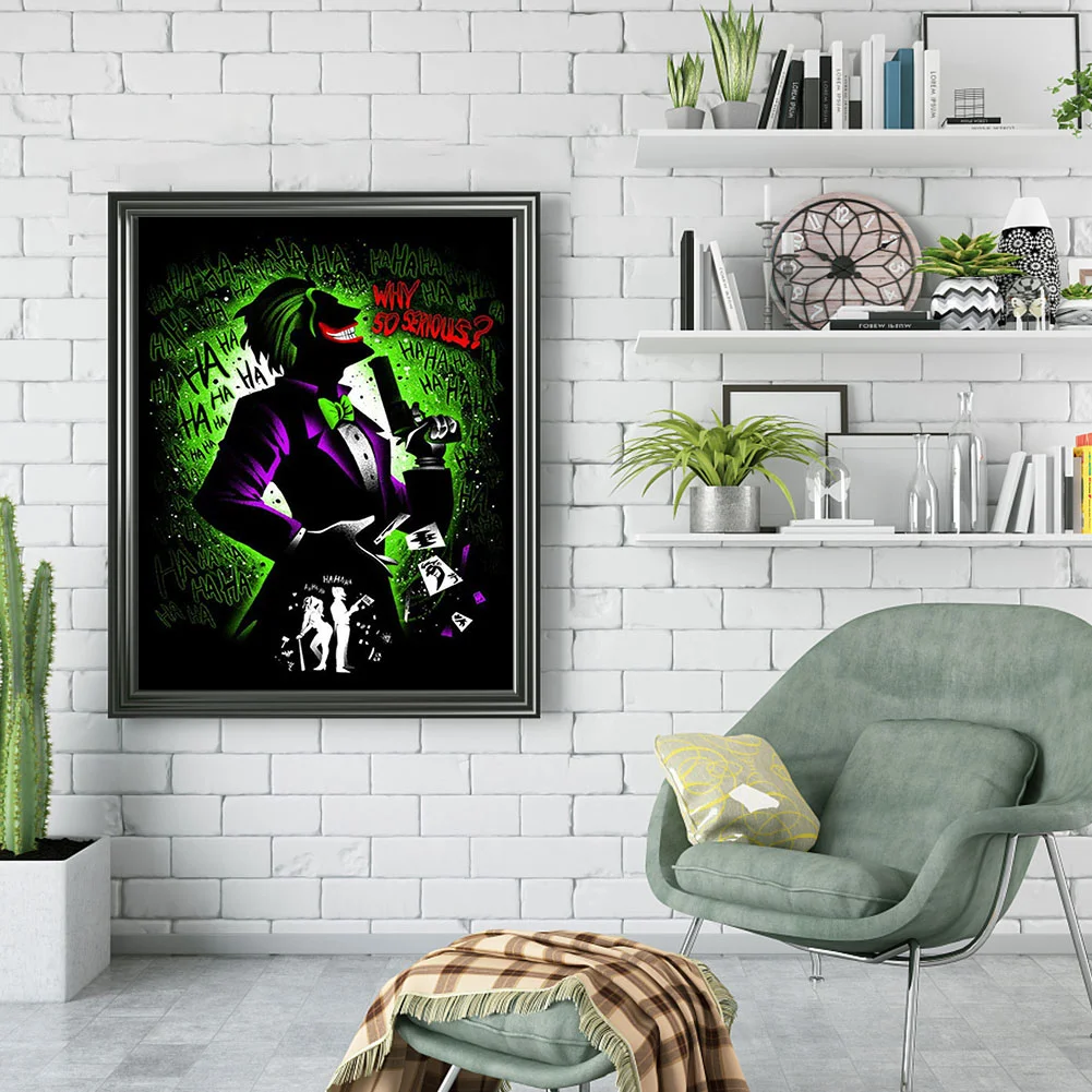 Diamond Painting - Full Round Drill - Marvel Series Silhouettes(30*40cm)