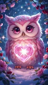 Luxury AB Velvet Diamond Painting Kit - Owl