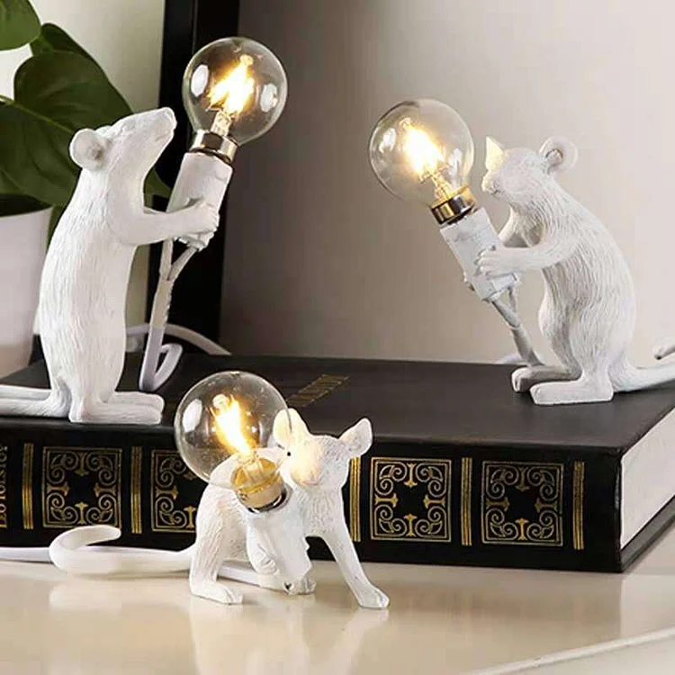 Cartoon mouse resin Table lamp CSTWIRE