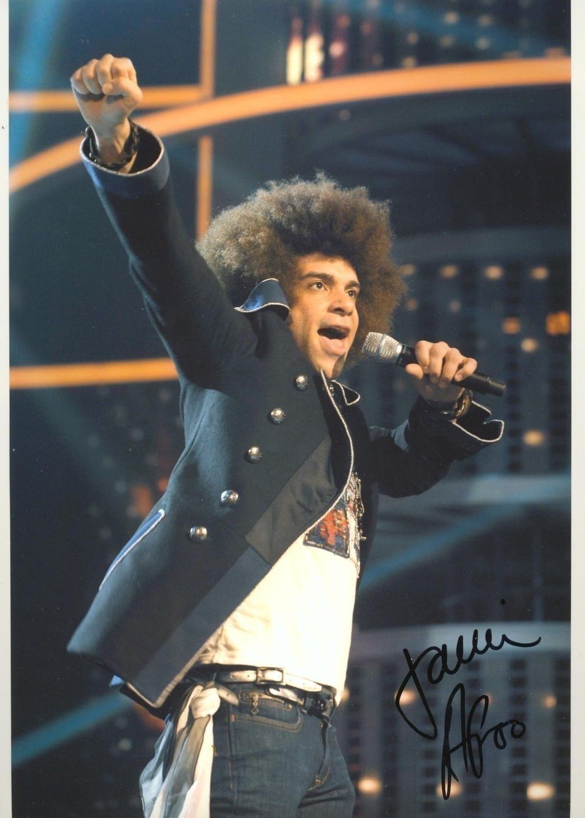 Jamie Archer Autograph X-Factor Signed 12x8 Photo Poster painting AFTAL [0312]