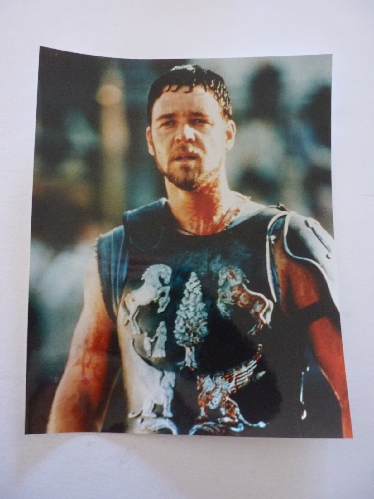 Russell Crowe Gladiator Movie Sexy Actor 8x10 Color Promo Photo Poster painting