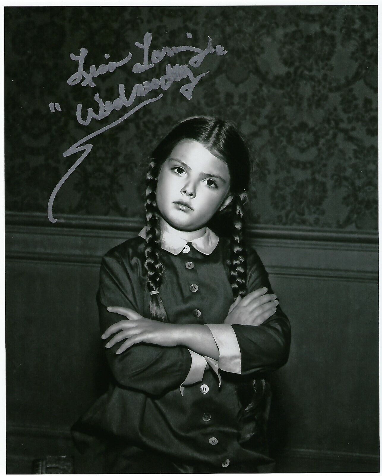 Lisa Loring - Addams Family signed Photo Poster painting