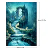 Quiet Night Trickle-Paint by Numbers Acrylic Painting 30*40CM