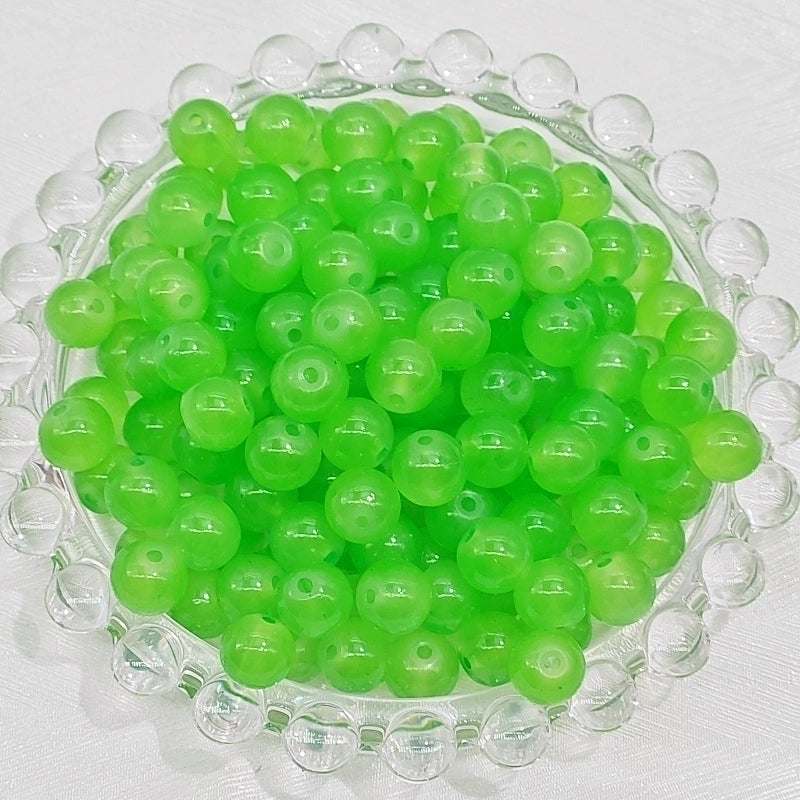 50 PCS/Package Diameter 4mm Diameter 6 Mm Glass Round Beads