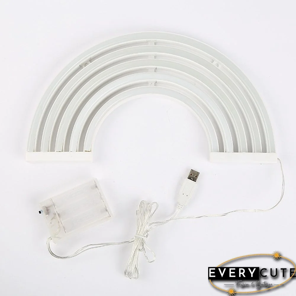 Rainbow Neon Sign Led Rainbow Light Lamp For Dorm Decor Rainbow Decor Neon Lamp Wall Decor Christmas Neon Bulb Tube