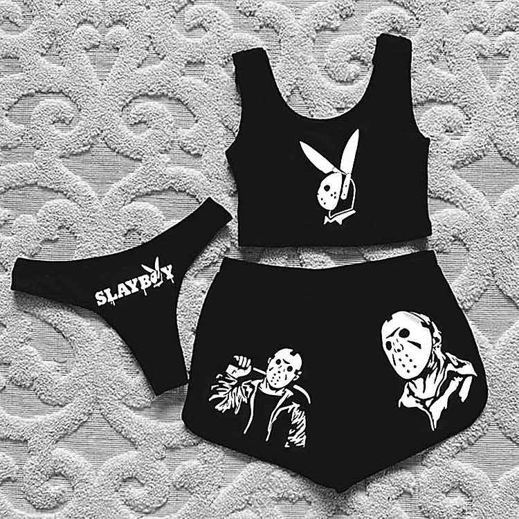 Printed Fashion Casual Women’s Vest Set