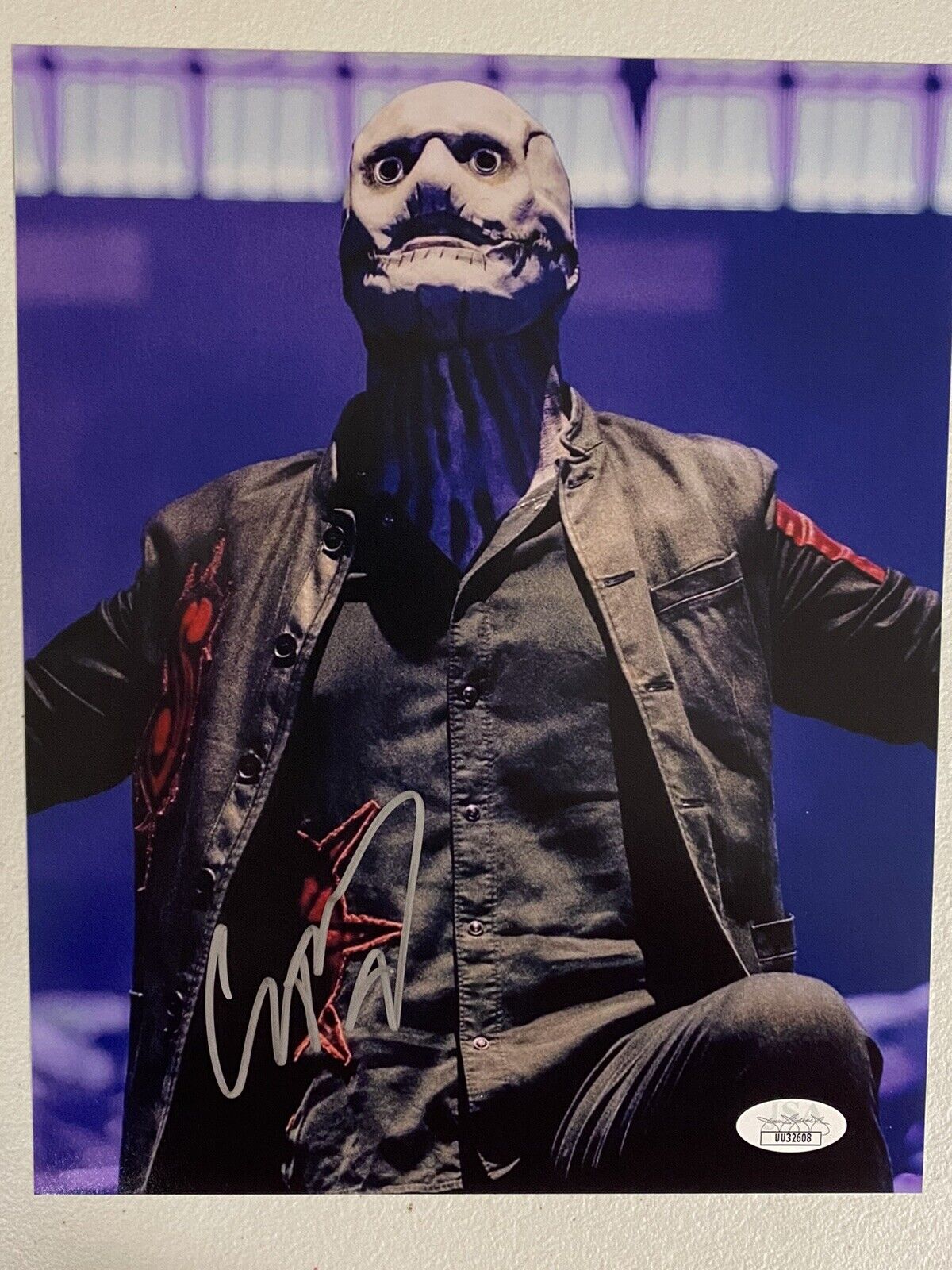 SLIPKNOT COREY TAYLOR AUTOGRAPHED SIGNED 8X10 Photo Poster painting EXACT PROOF JSA COA UU32608