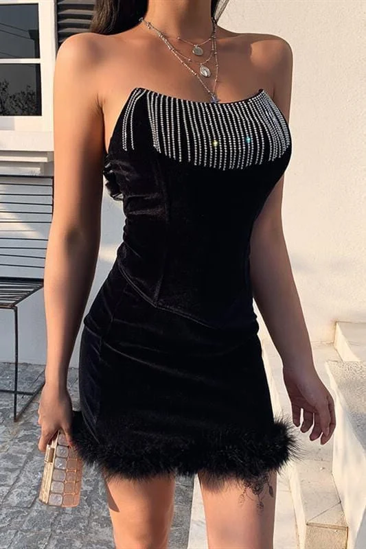 Sexy Sequined Tassel Sleeveless Top