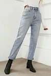 Wilshire Acid Wash High Waisted Jeans