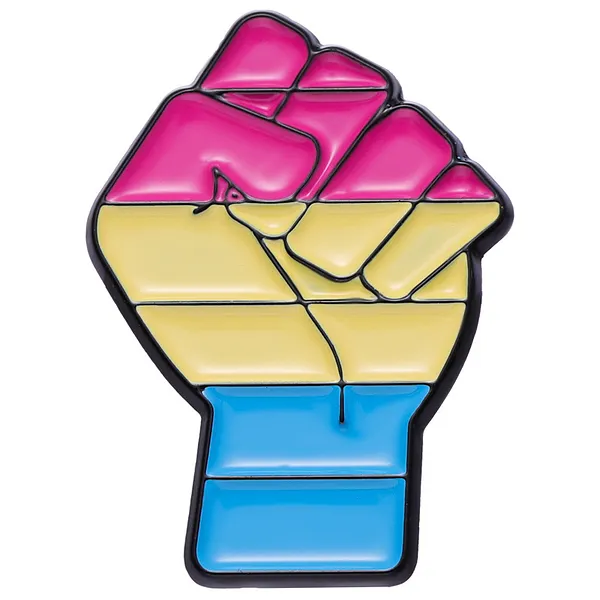 Foto del pin Joyful Rainbow Fist