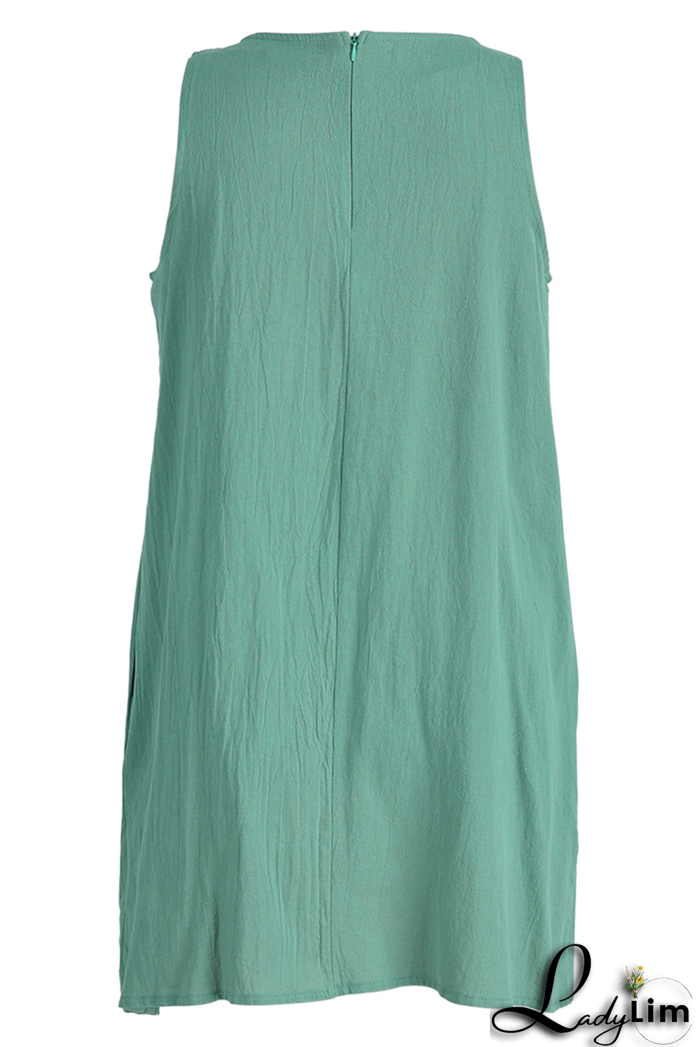 Yellow Casual Solid Patchwork O Neck Straight Dresses