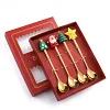 Ensemble De Vaisselle De No&euml;l En Acier Inoxydable