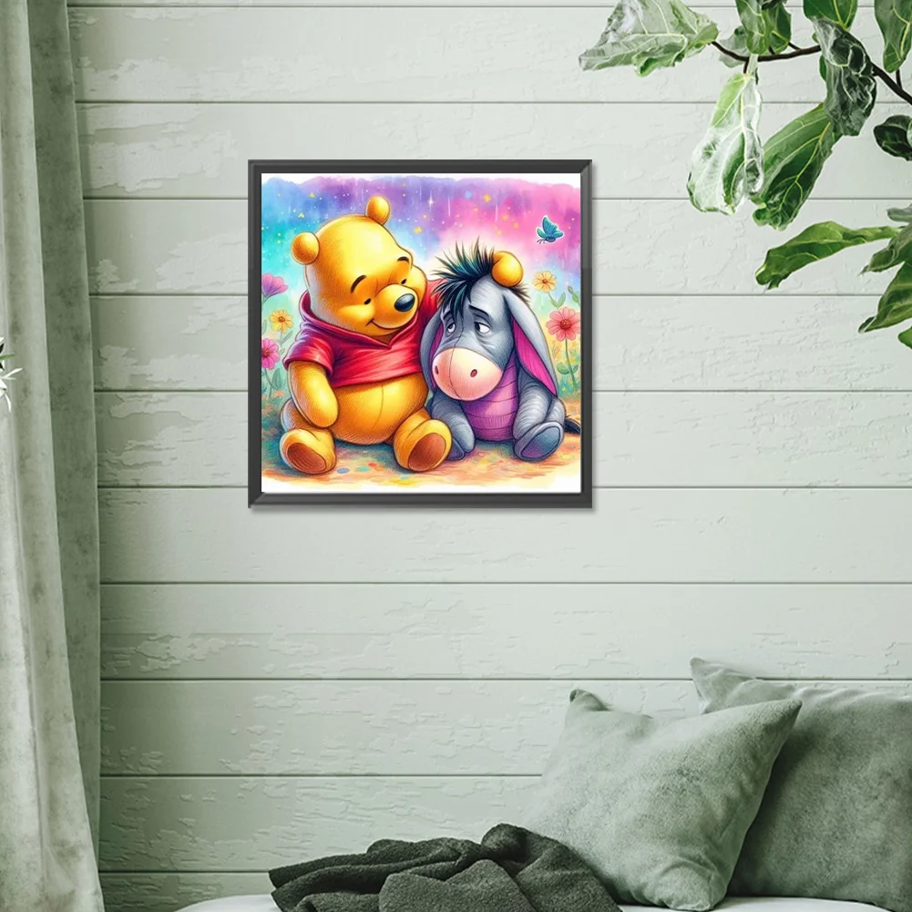 Diamond Painting - Full Round Drill - Winnie the Pooh(Canvas|30*30cm)