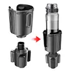 Car Cup Holder Expander Adjustable Fits Less Than 3.7 Large Bottles & Mugs