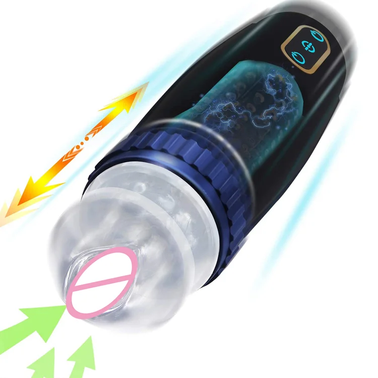 Automatic Male Masturbator Cup With 10 Powerful Thrusting Rotating Modes For Penis Stimulation