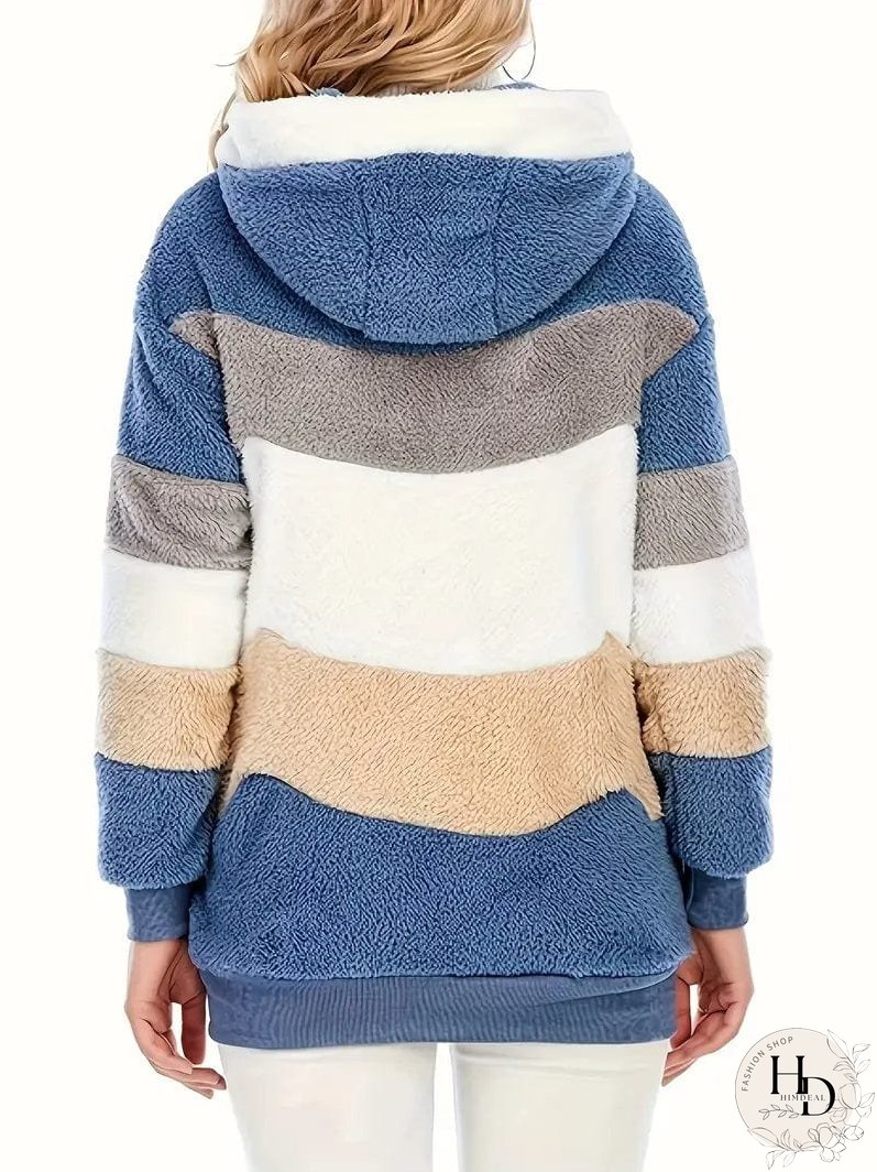 Trendy Tie-Dye Hooded Jacket