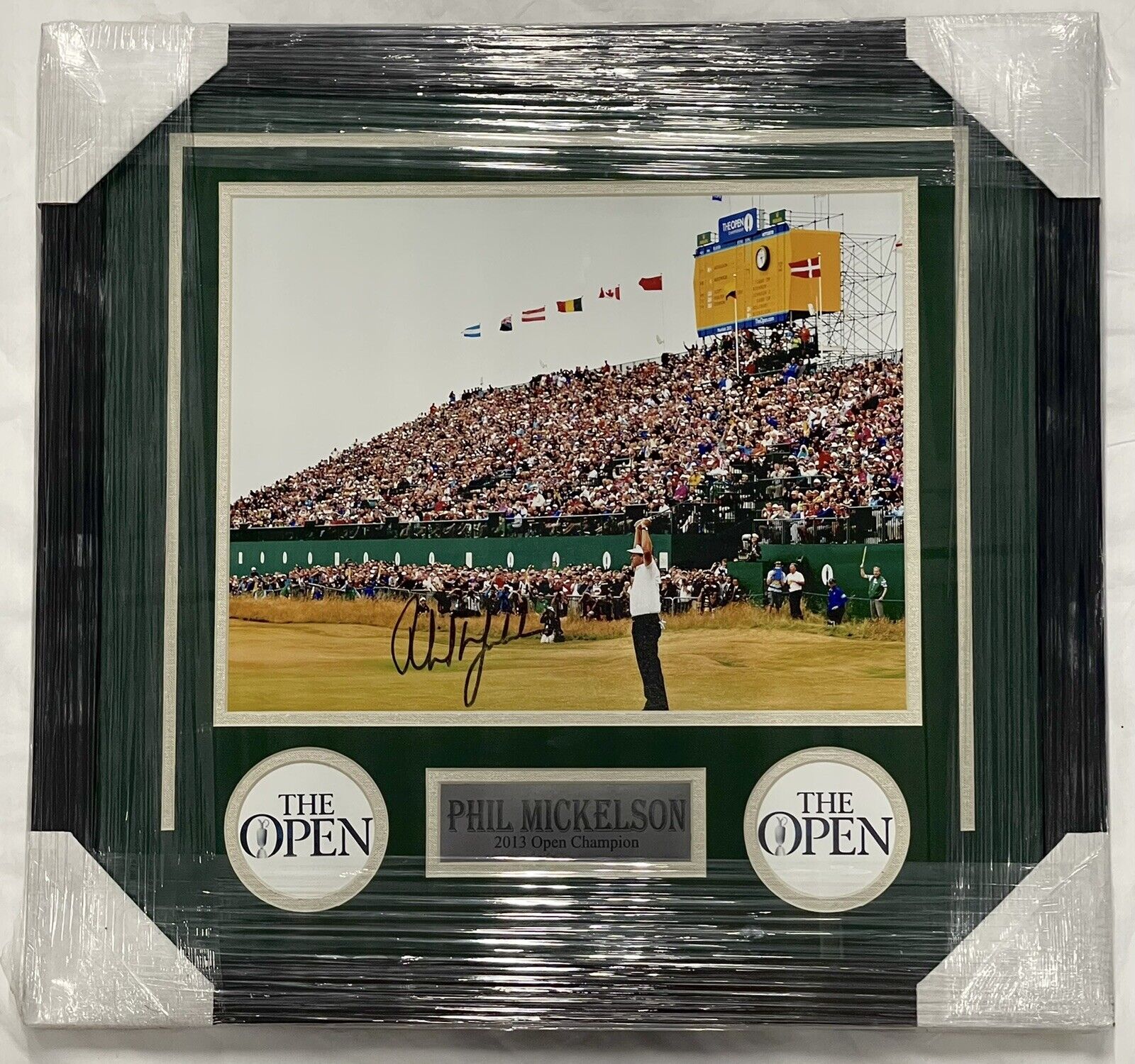 Phil Mickelson Signed Auto Custom Framed 11x14 Photo Poster painting Masters The Open PSA/DNA