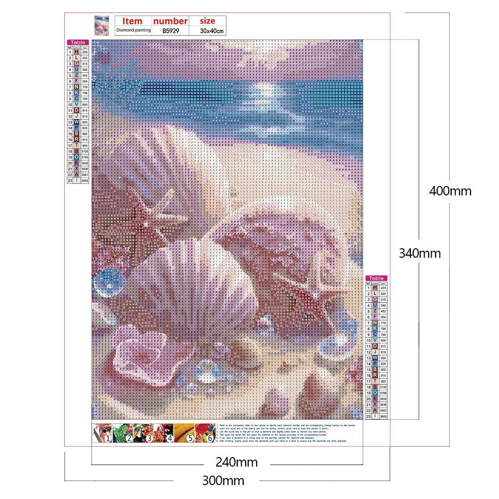 Diamond Painting - Full Round Drill - Beach(30*40cm)