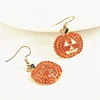 Boucles d'oreilles citrouille d'Halloween