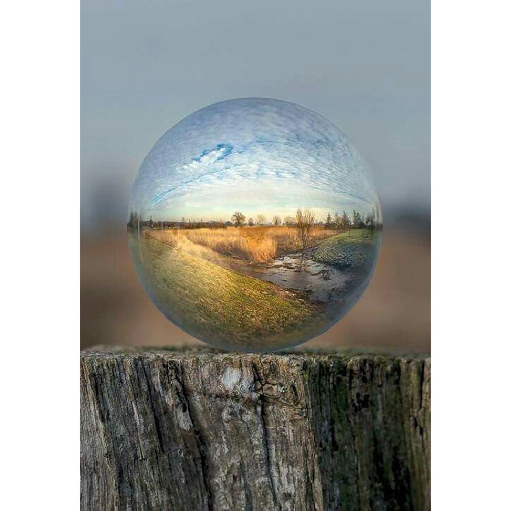 

40*30CM - Round Drill Diamond Painting - Crystal Ball View, 501 Original