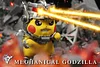 Mecha Godzilla Cosplay Pikachu - Pokemon Resin Statue - HARD SHELL Studios